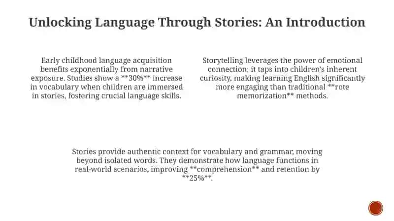 Unlocking Language Through Stories: An Introduction 3