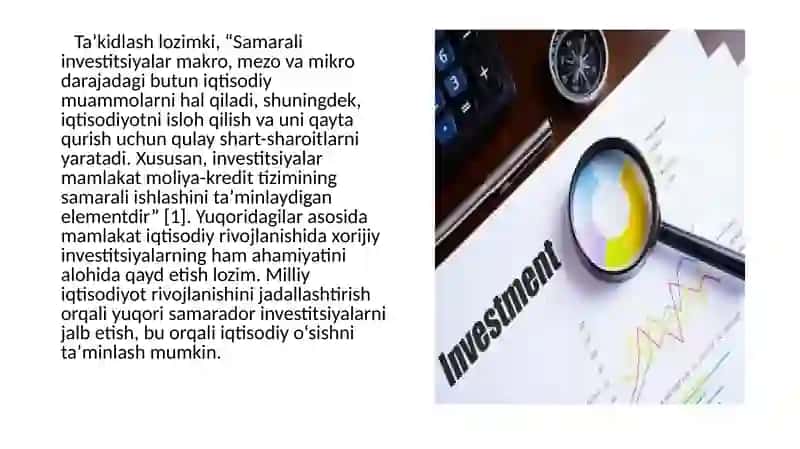 HX Investitsiyalarning Roli 3
