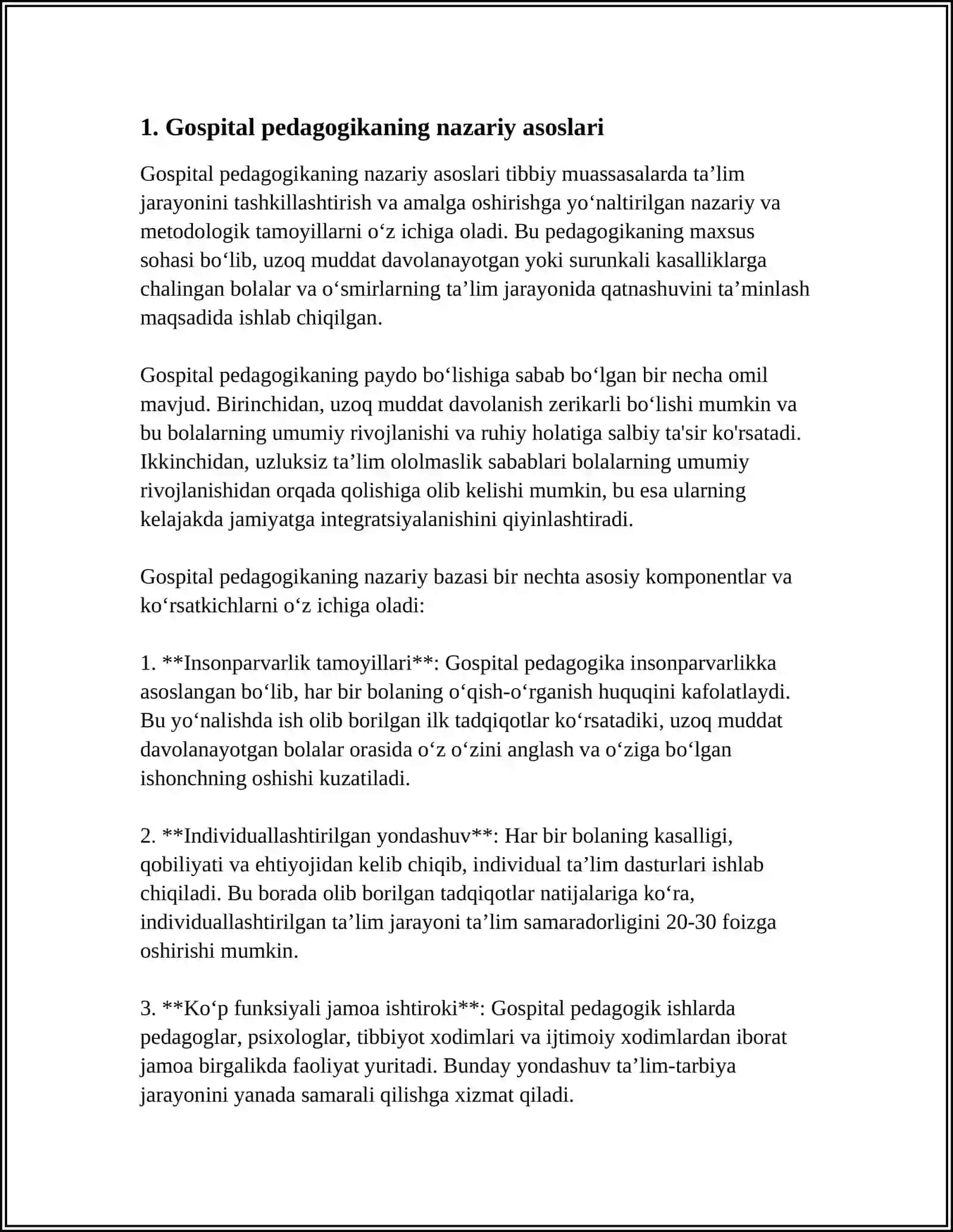 Gospital pedagogikaning nazariy asoslari 3