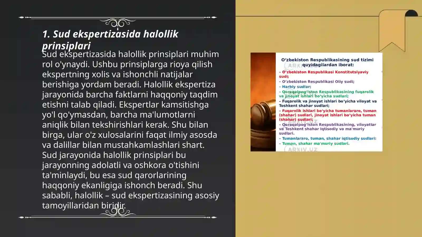 Sud ekspertizasining etik masalalari 3