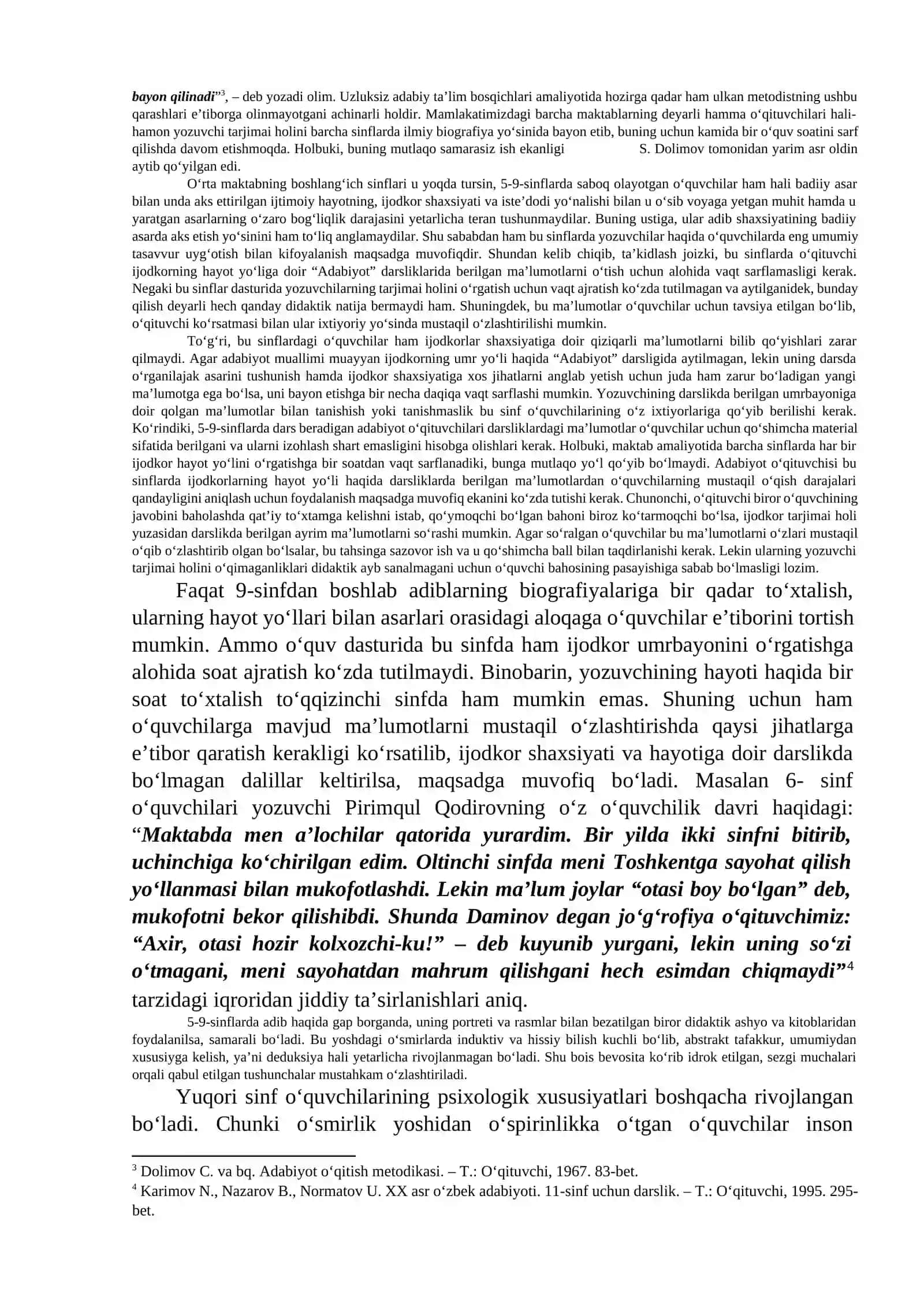 Ijodkor umr yo‘lini o‘rgatish metodikasi 3