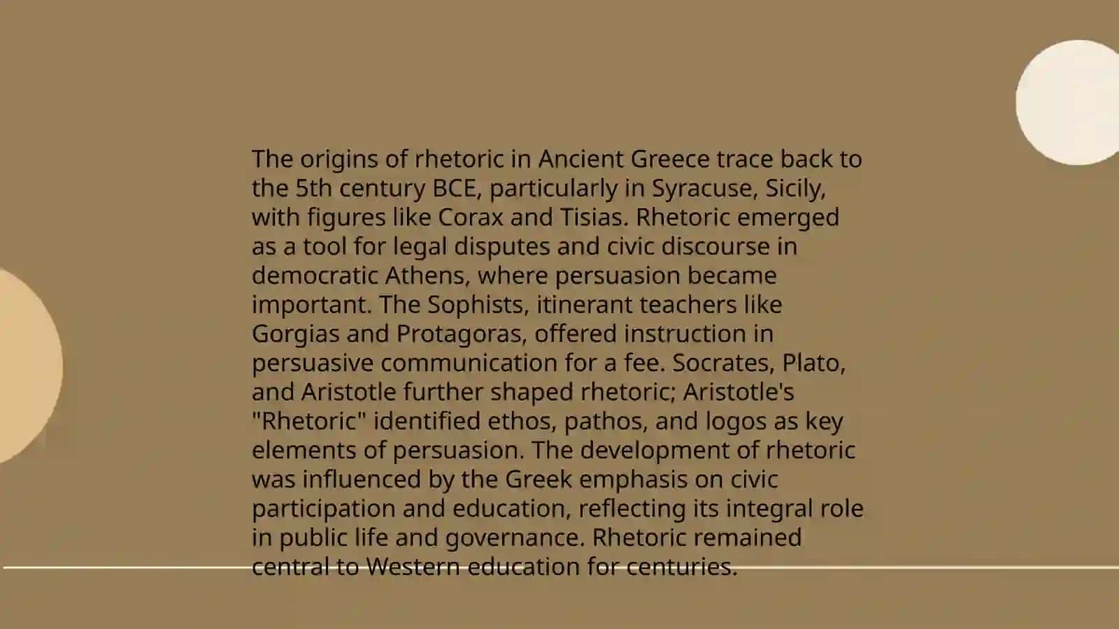 The history of public speaking 3