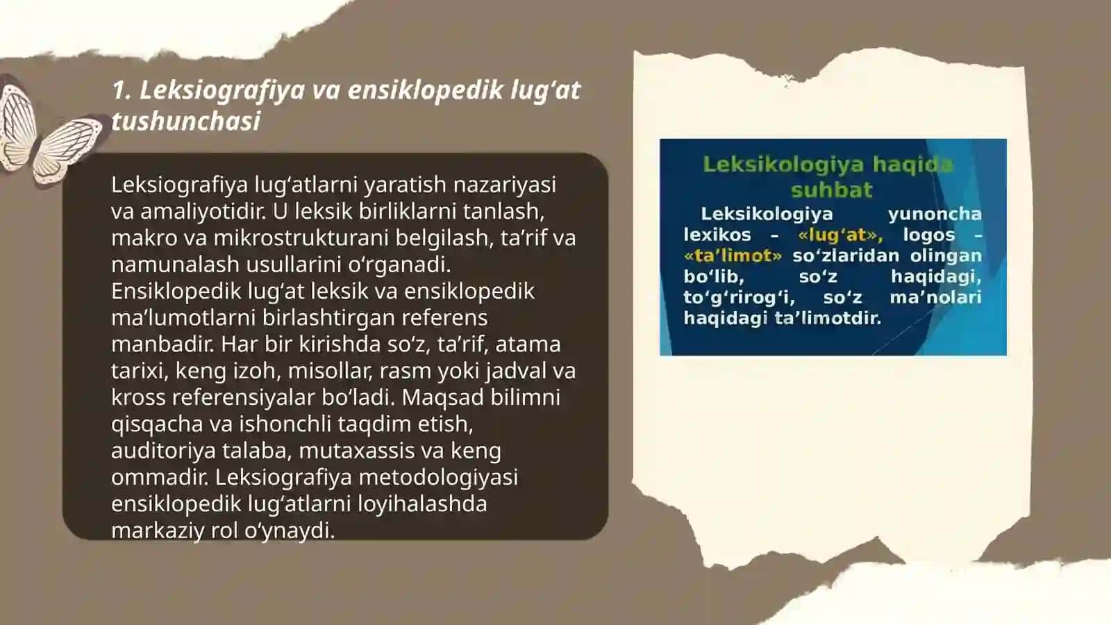 Leksiografiya ensiklopedik lugʻatlar 3