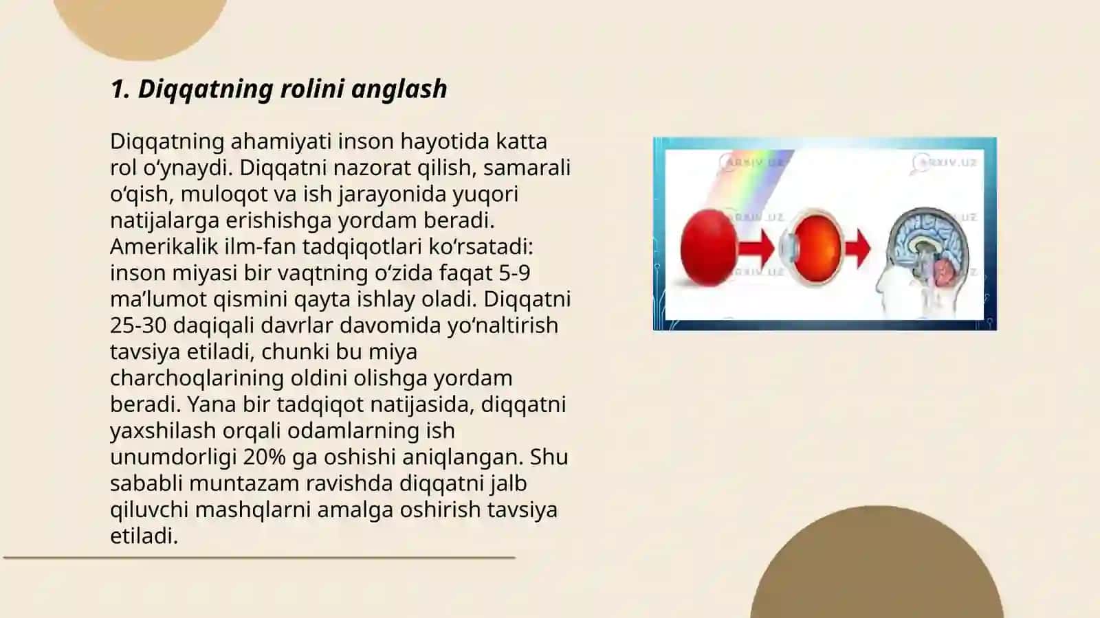 Diqqat. Sezgi. Idrok 3