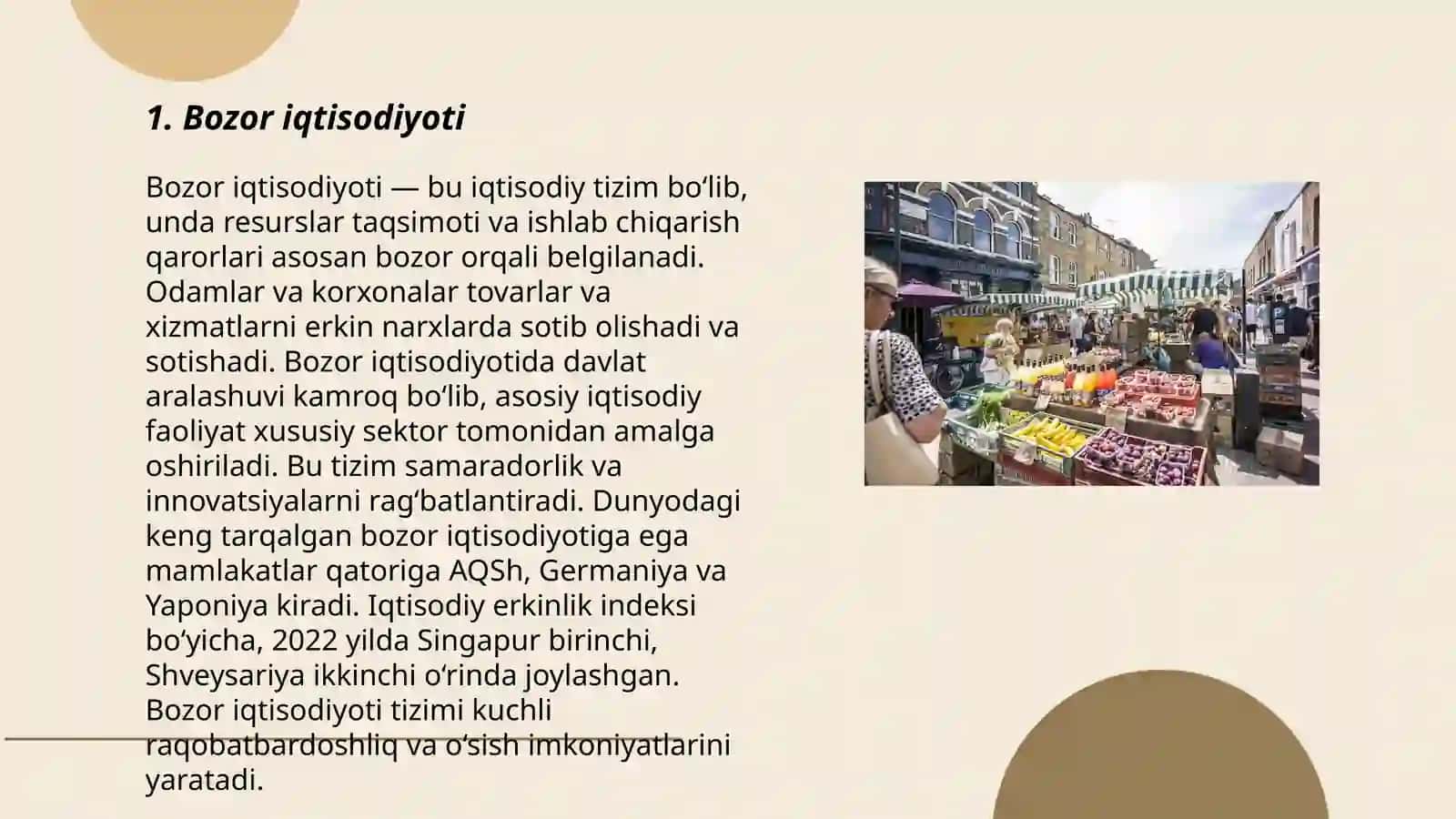 Bozor iqtisodiyoti 3