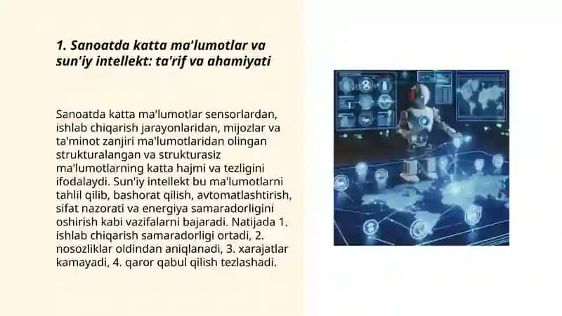 Sanoatda katta ma'lumotlar va sun'iy intellekt 3