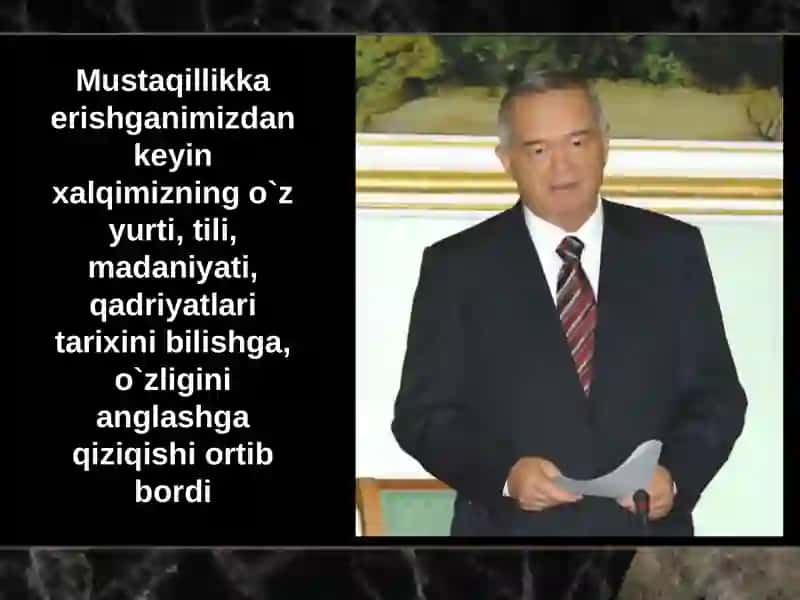 TARIXIY XOTIRASIZ KELAJAK YO`Q 3
