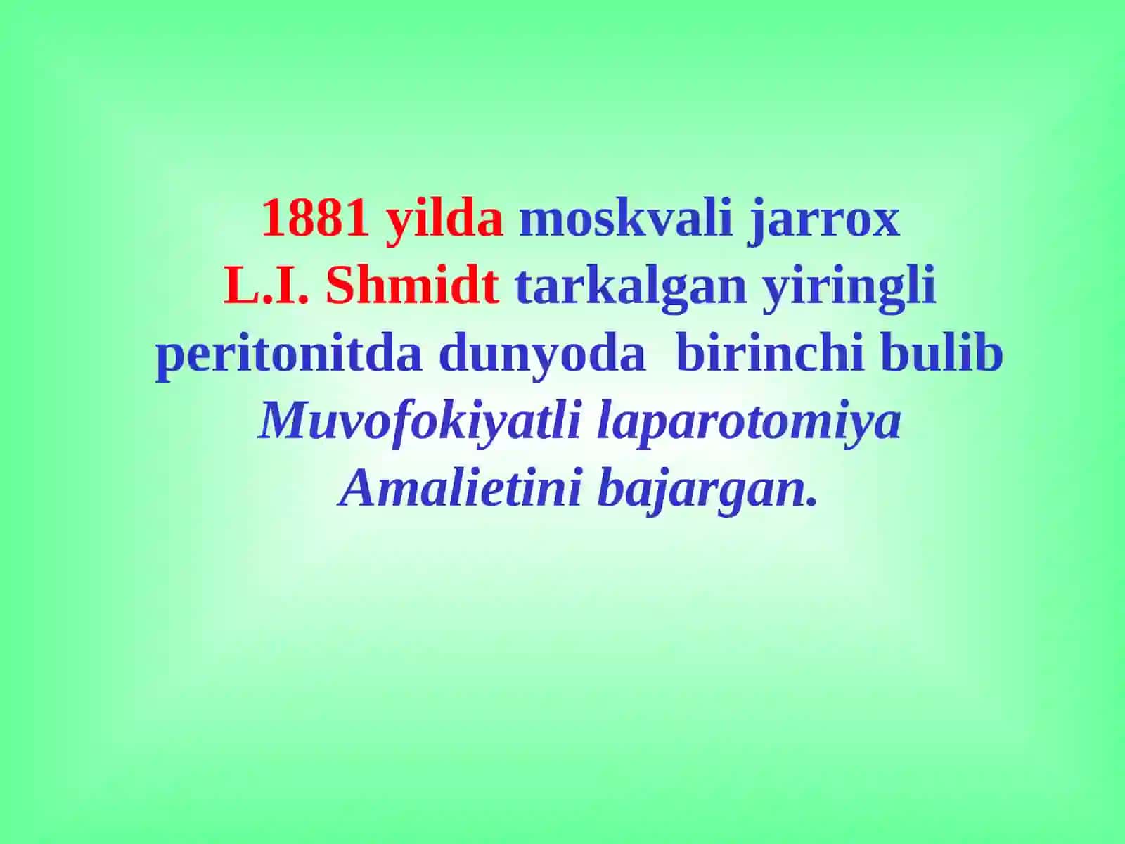 Oʻtkir peritonit 3
