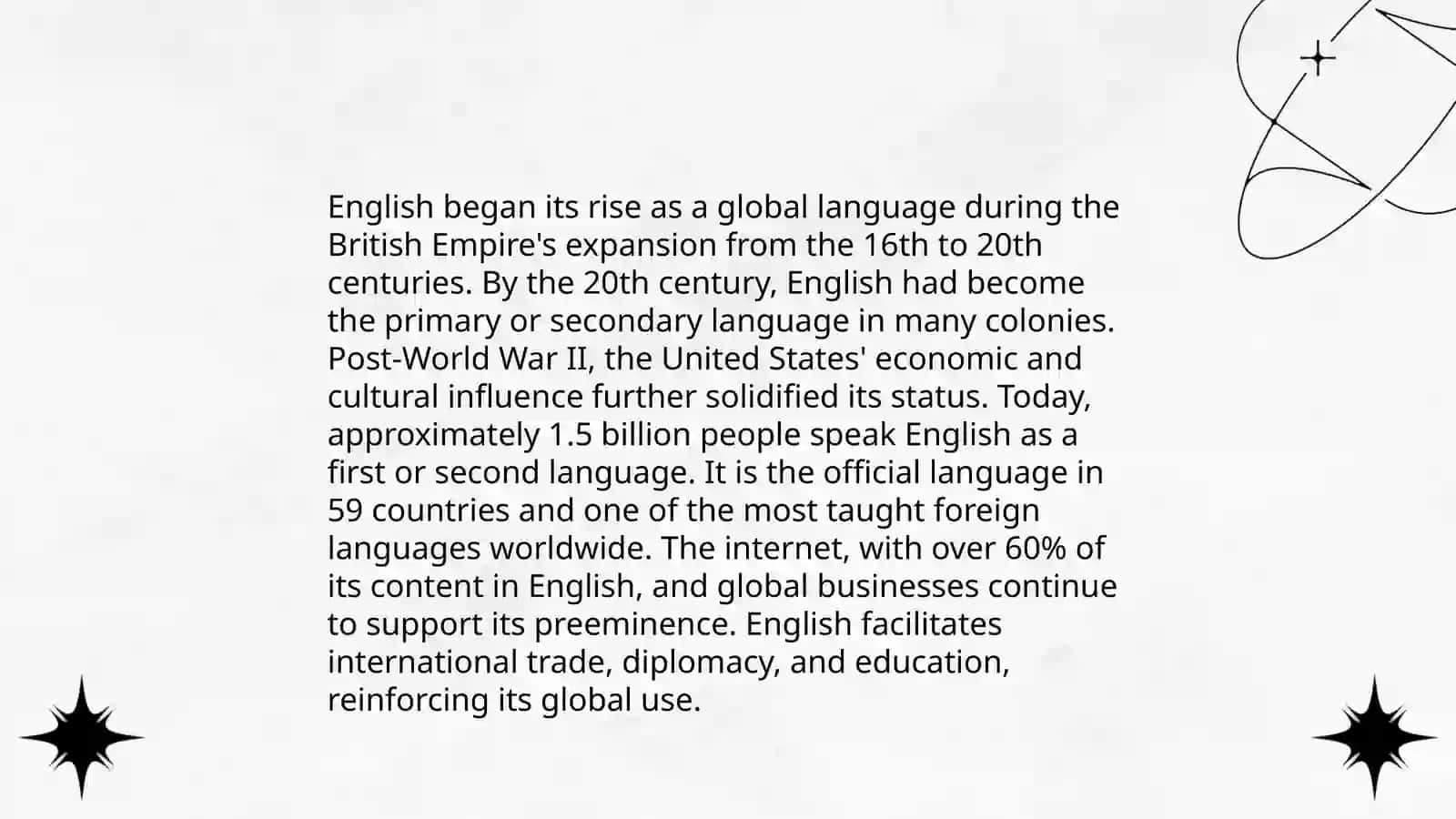 The Role of English in the Development of World Literature 3