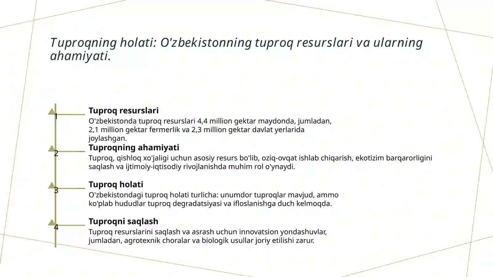 Tuproq muhofazasi sohasidagi innovatsion yangiliklar 3