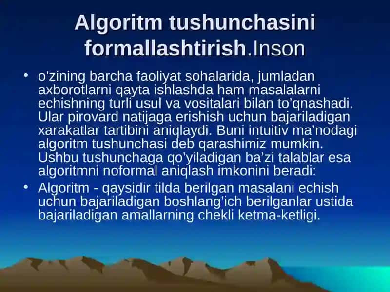 Algoritmtushunchasi 3