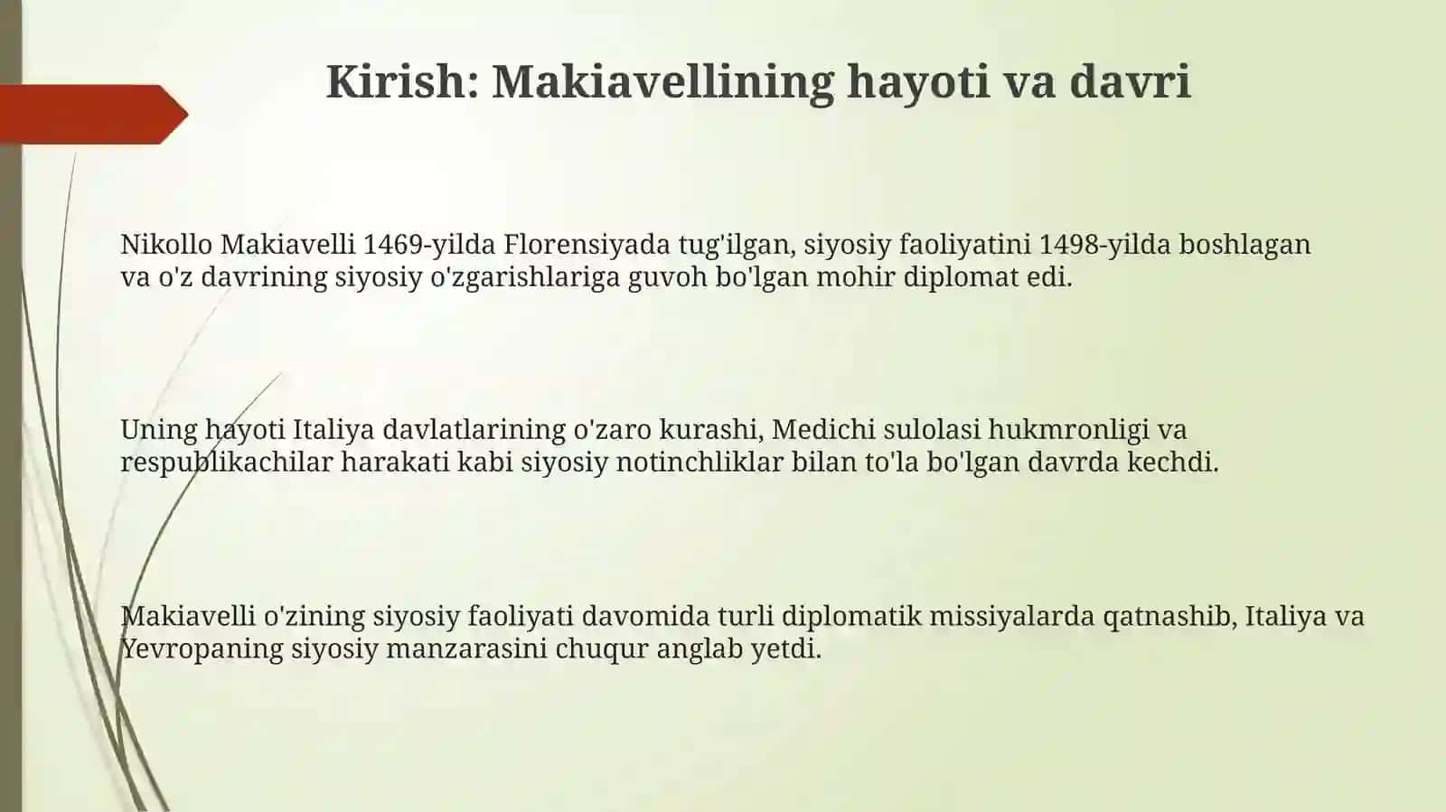 Makiavellining"Xukmdor"asari 3