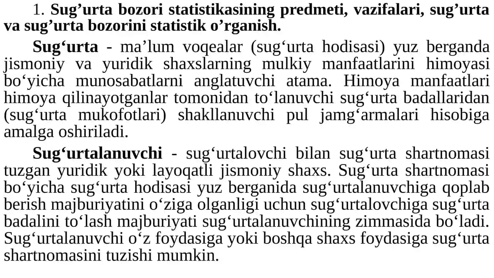 Sug’urtabozorinistatistiko’rganish 3