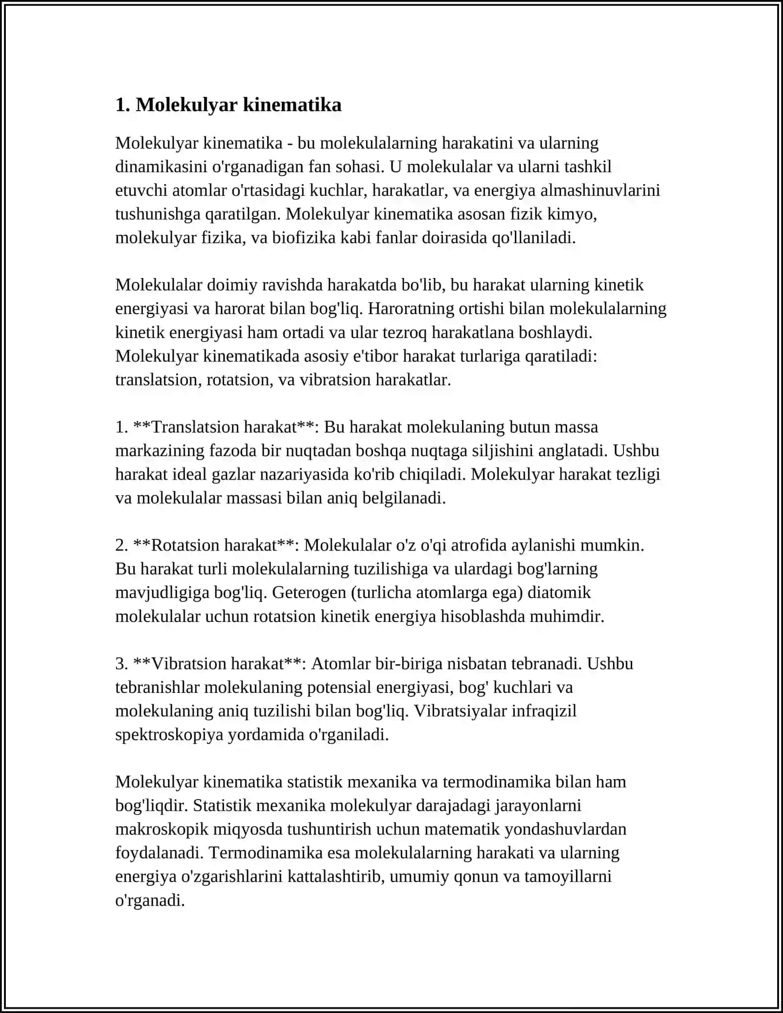 MOLEKULAR FIZIKA 3