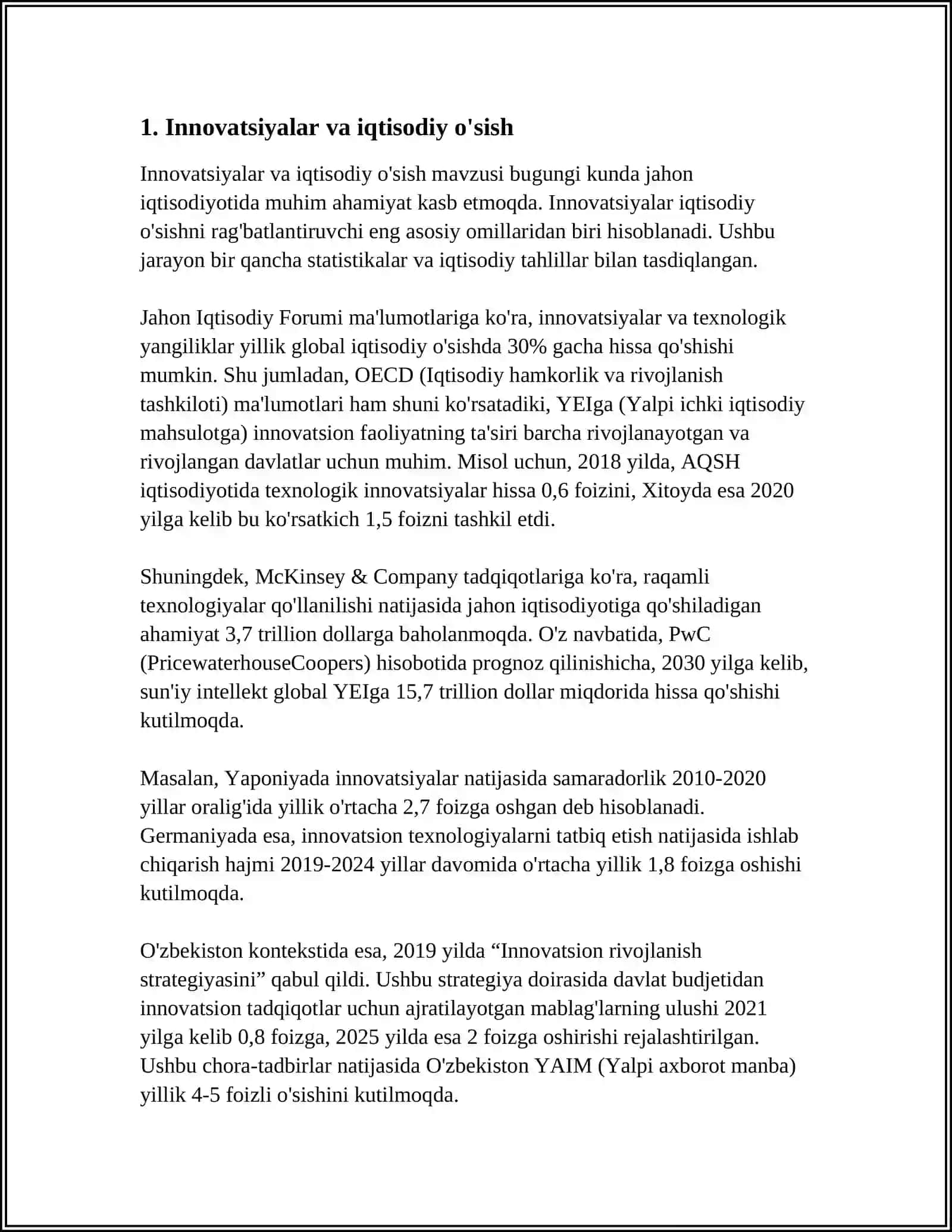 INNOVATSIYALARNING IQTISODIY AHAMIYATI 3