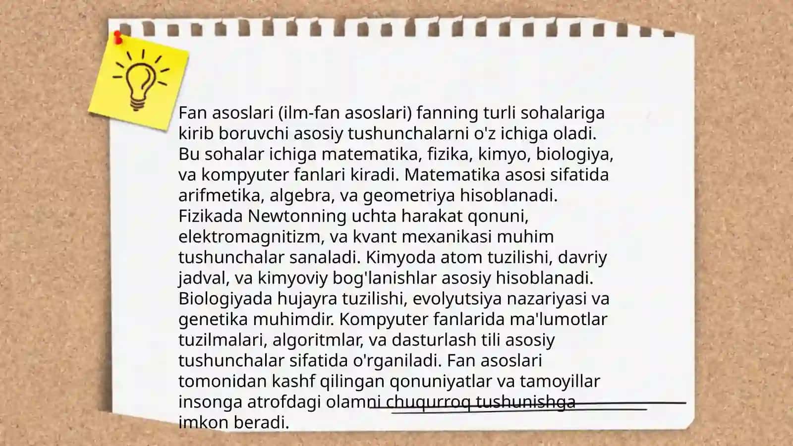 Fan asoslari 3
