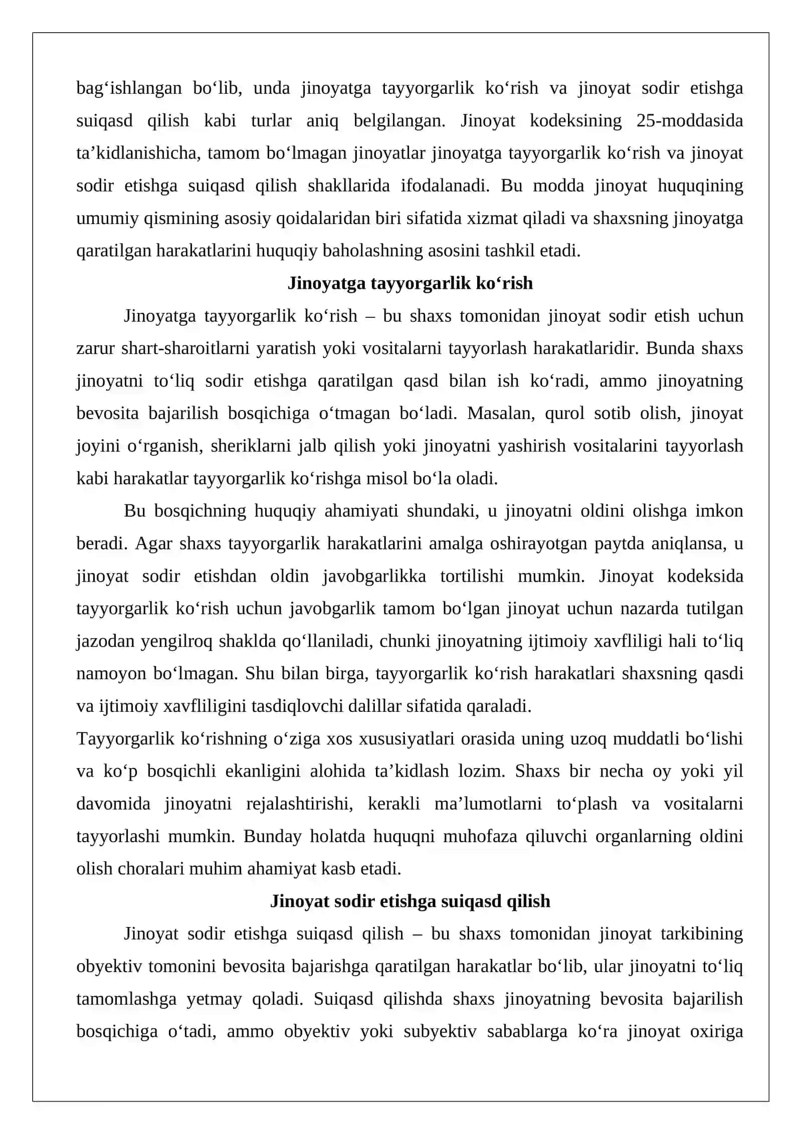 Tamom bo‘lmagan jinoyatlar 3
