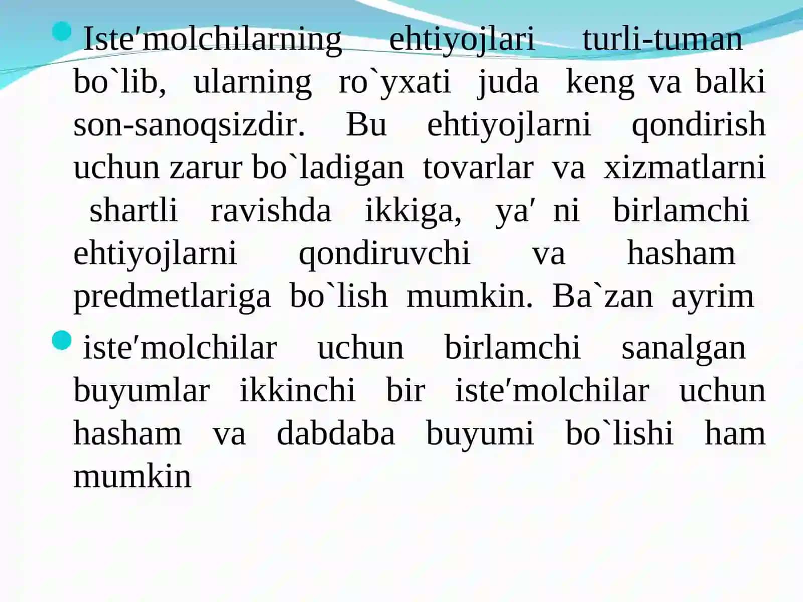 Iqtisodiy bazis tushunchalar 3