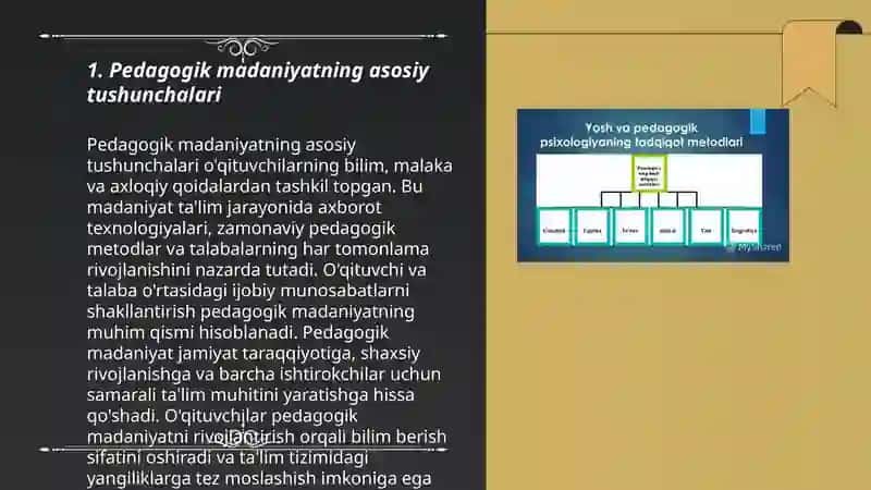 Pedagogik madaniyatning tuzilishi 3