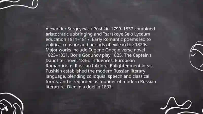 Literary Heritage: Pushkin 3