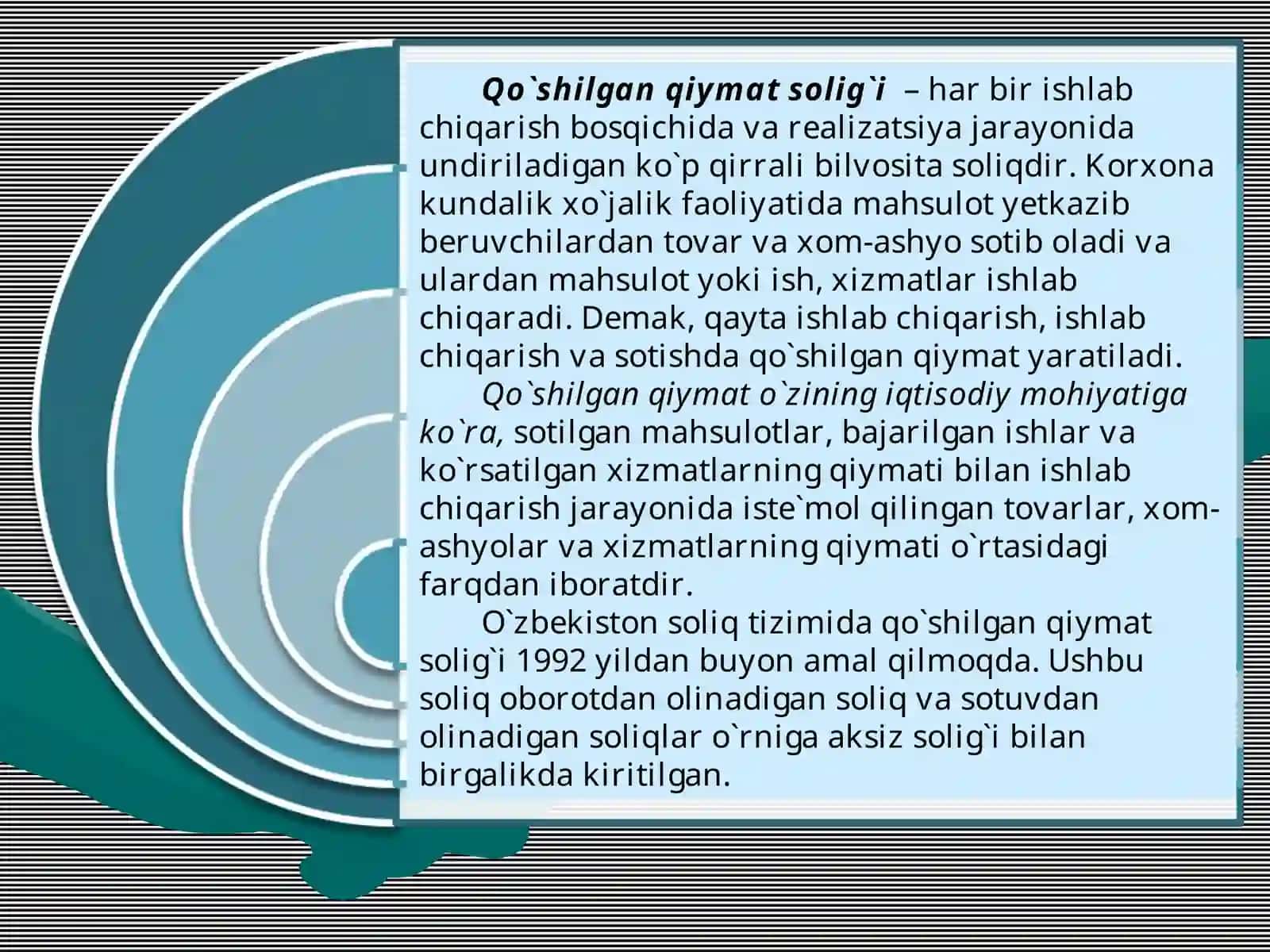 Qo`shilgan qiymat solig`i 3