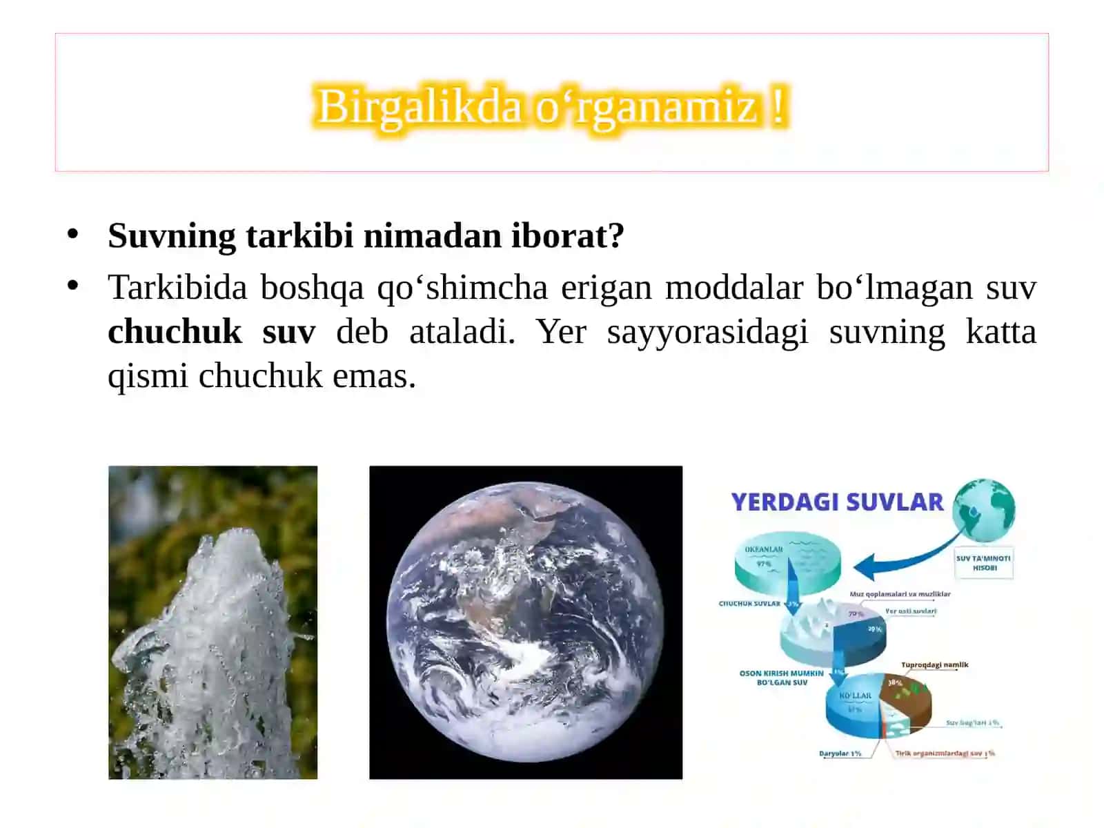5-sinf tabiiy fan Yer sayyorasidagi suv 3