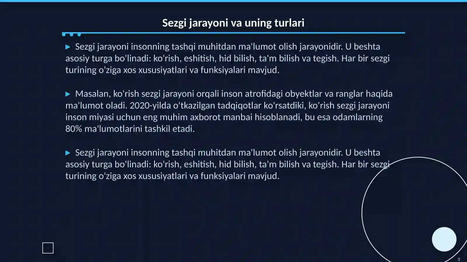 Sezgi va idrok haqida umumiy tasavvurlar va yondashuvlar 3