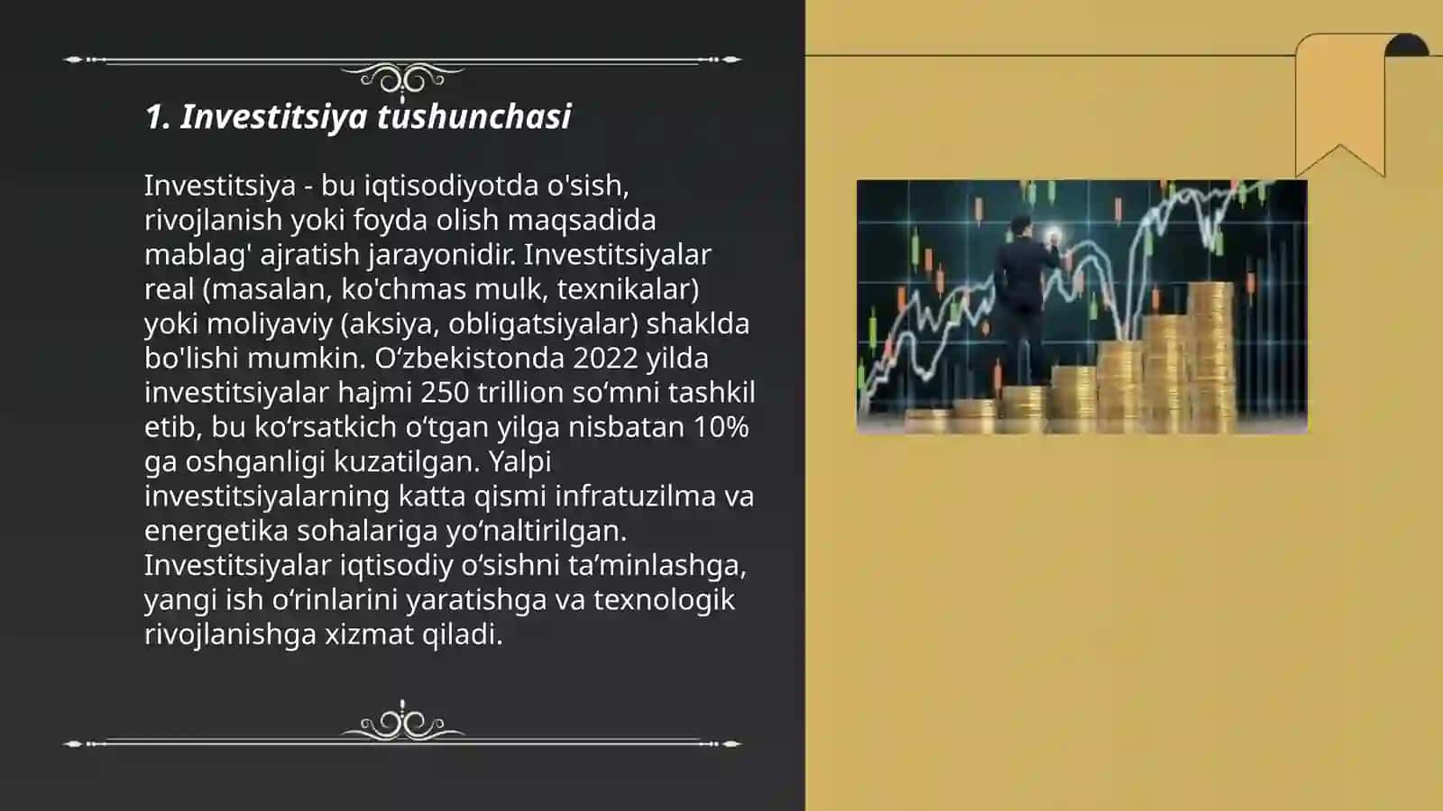 Investitsiya va jamg'arma o'rtasidagi bog'liqlik 3