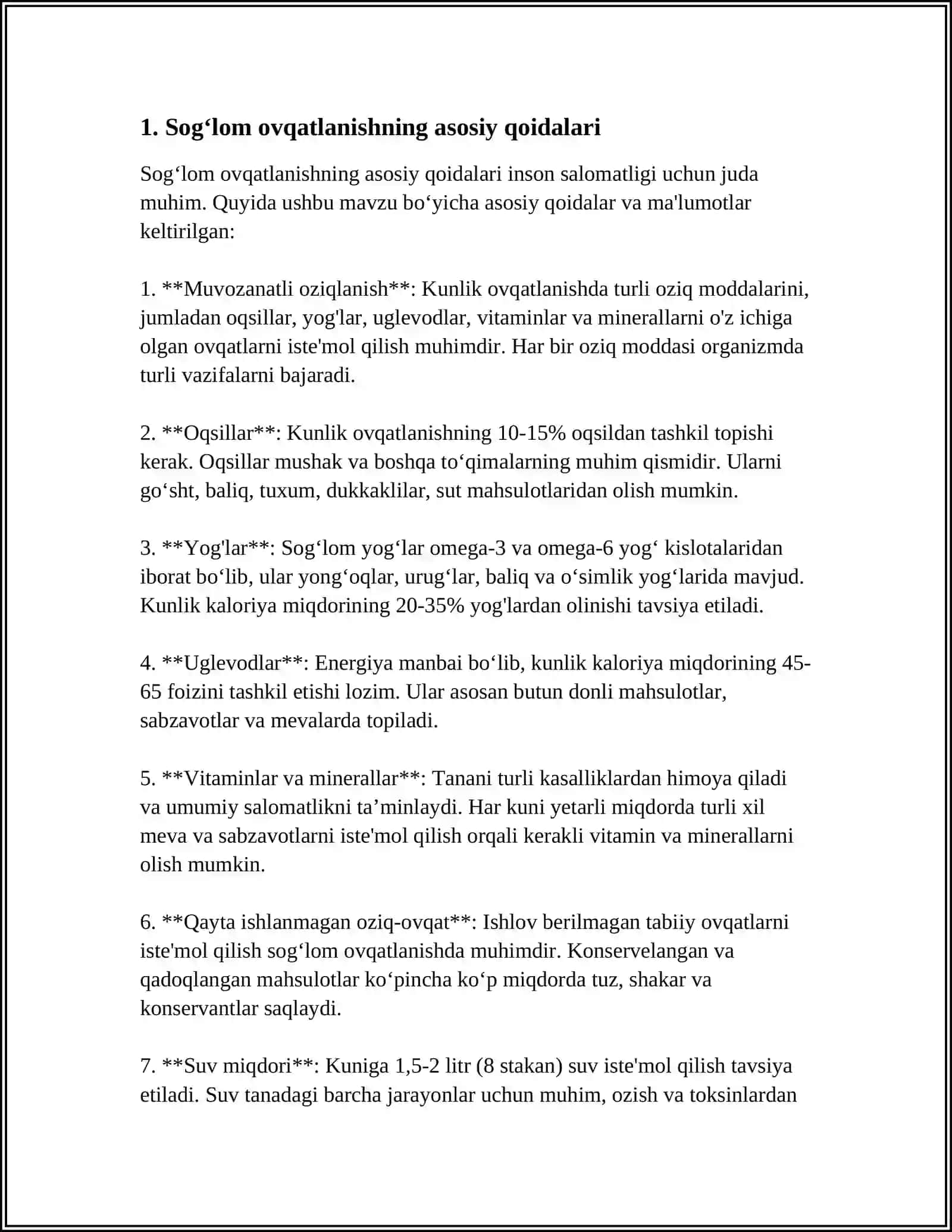 RATSION OVQATLANISH HAQIDA 3