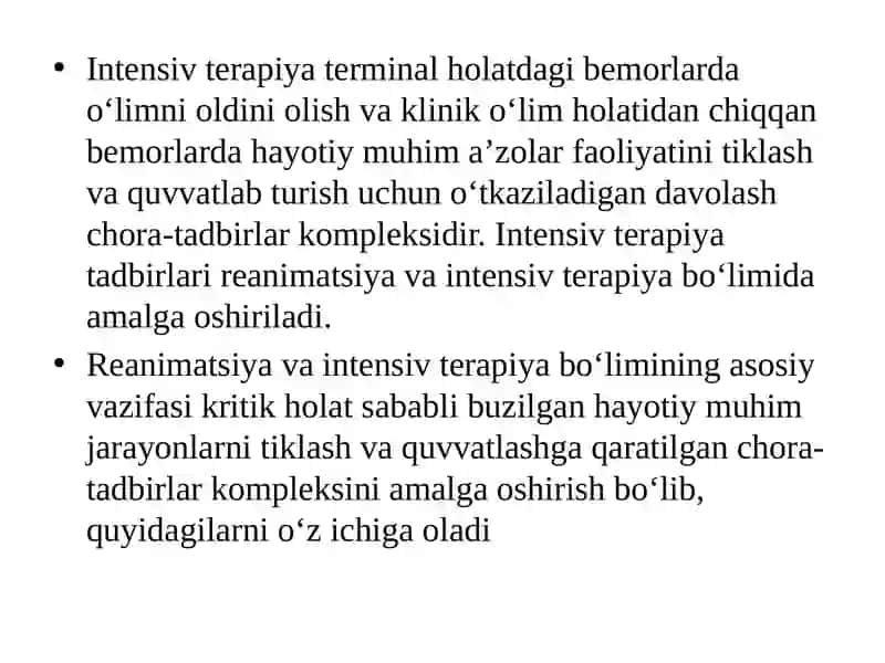 Reanimasiya va intensiv terapiya 3