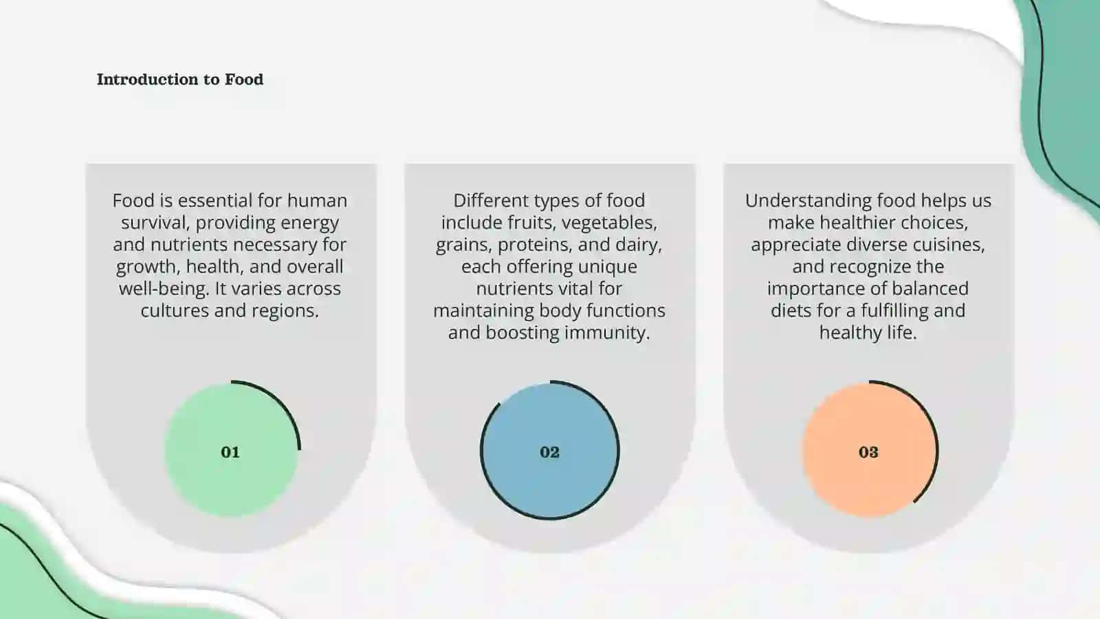 Introduction to Food 3