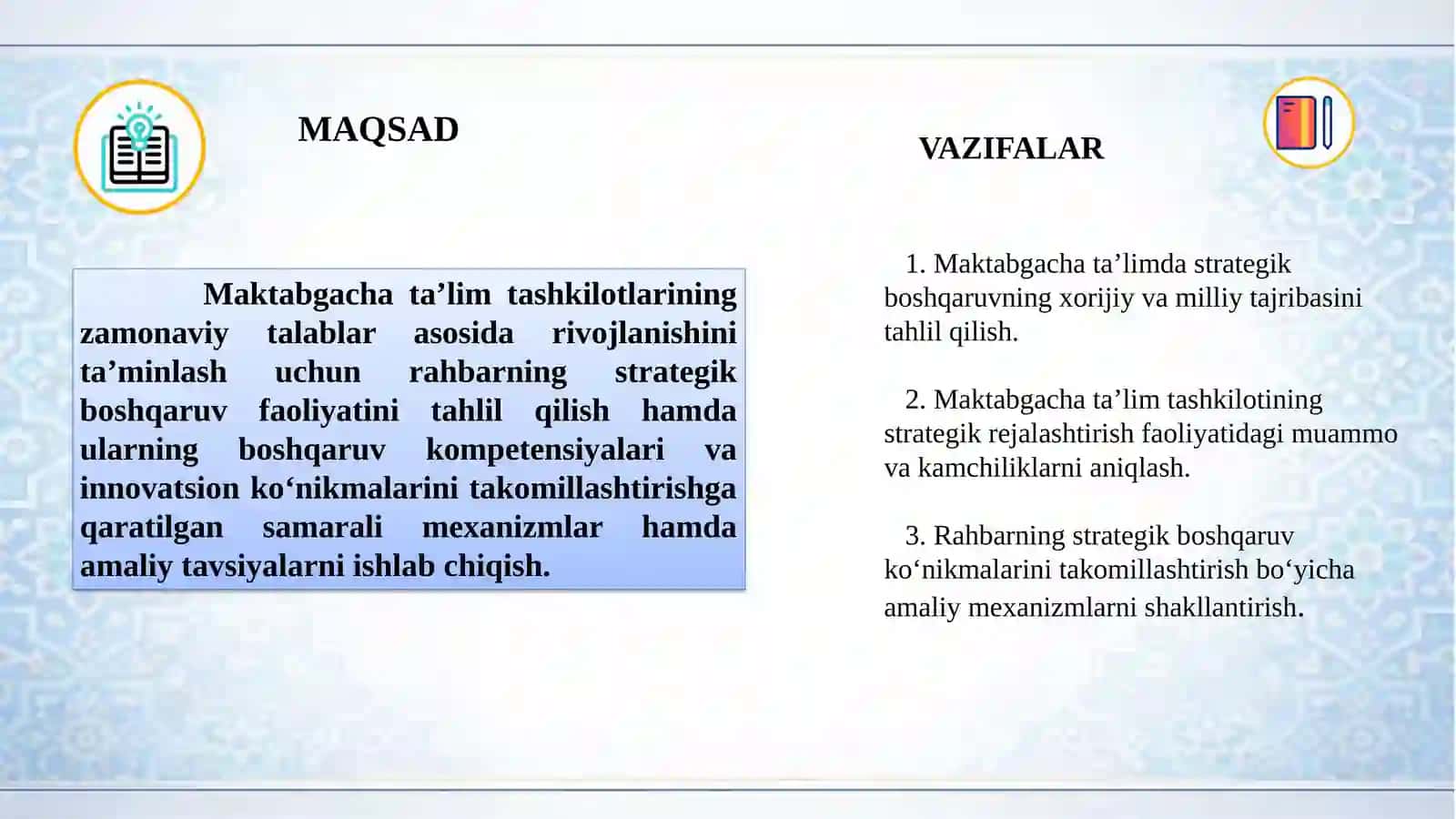 Menejerlik o‘quv kursi ND 50-guruh tinglovchisi 3