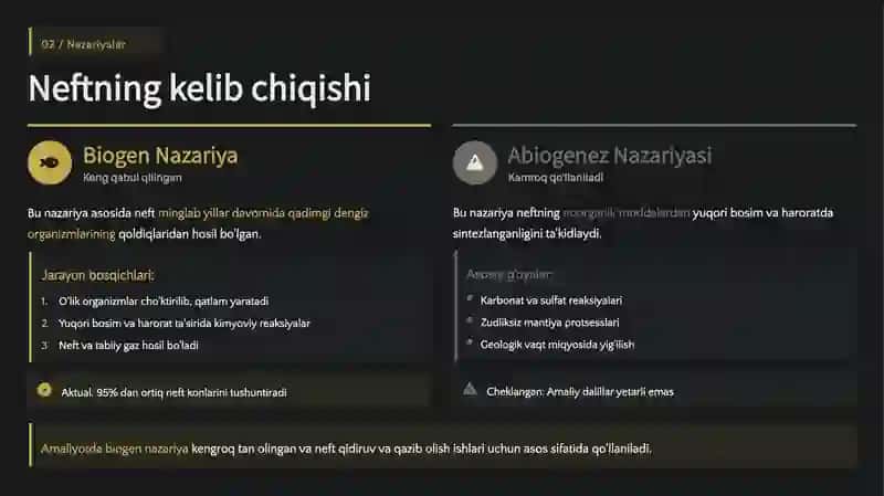 Neft va Uni Qayta ishlash asoslari 3