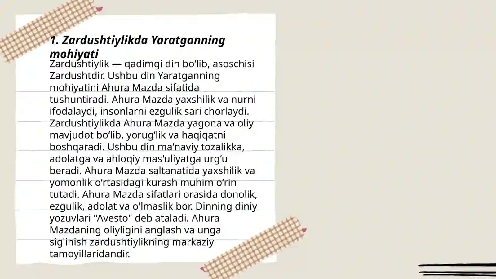 Zardushtiylikning teologik tizimi va diniy marosimlar 3