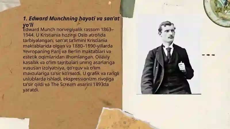 Edward Munchning hayoti va sanʼat yoʻli 3