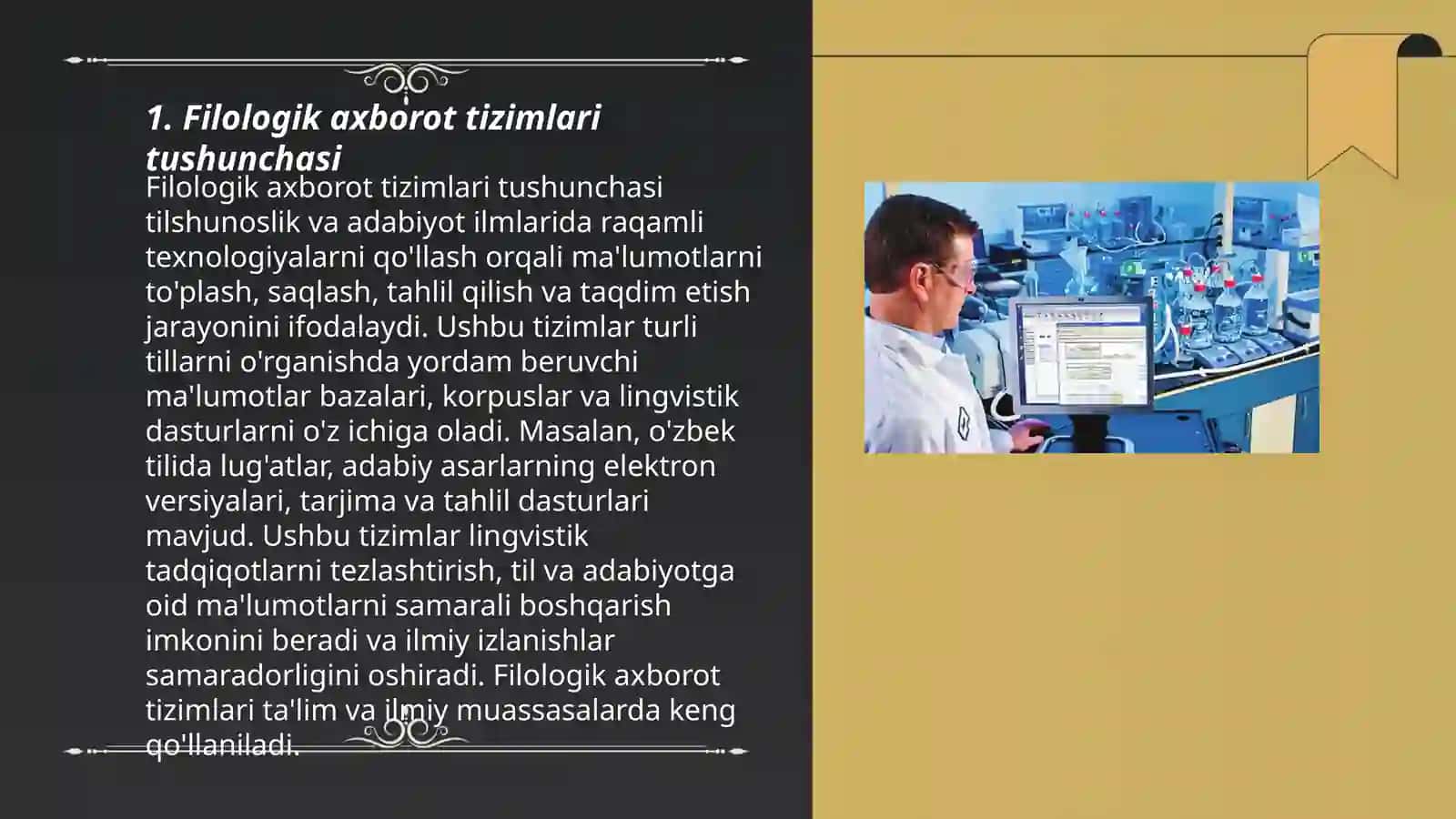 Filologik axborot tizimlari 3