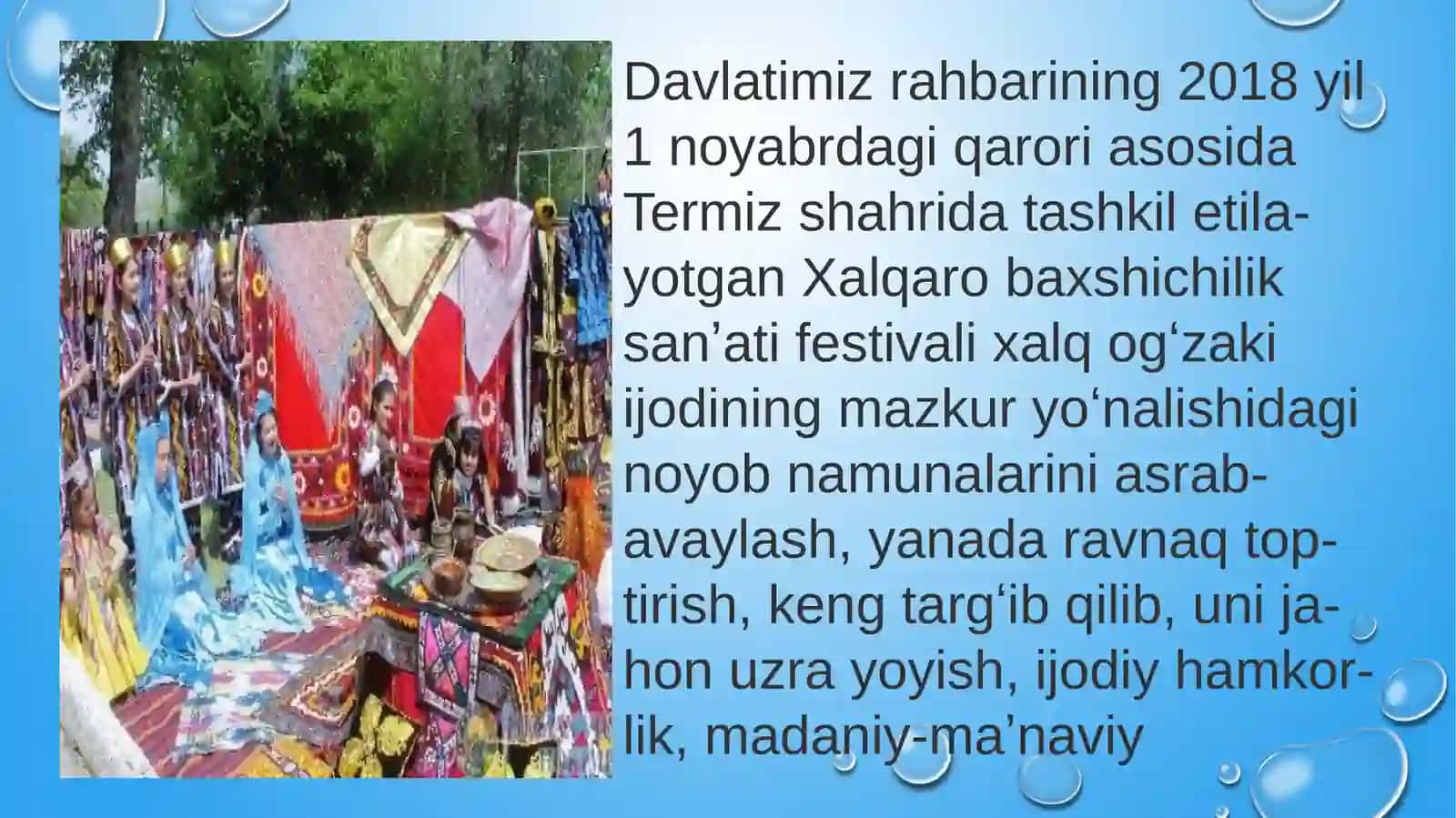 Milliy qadriyatlarimiz namunasi 3