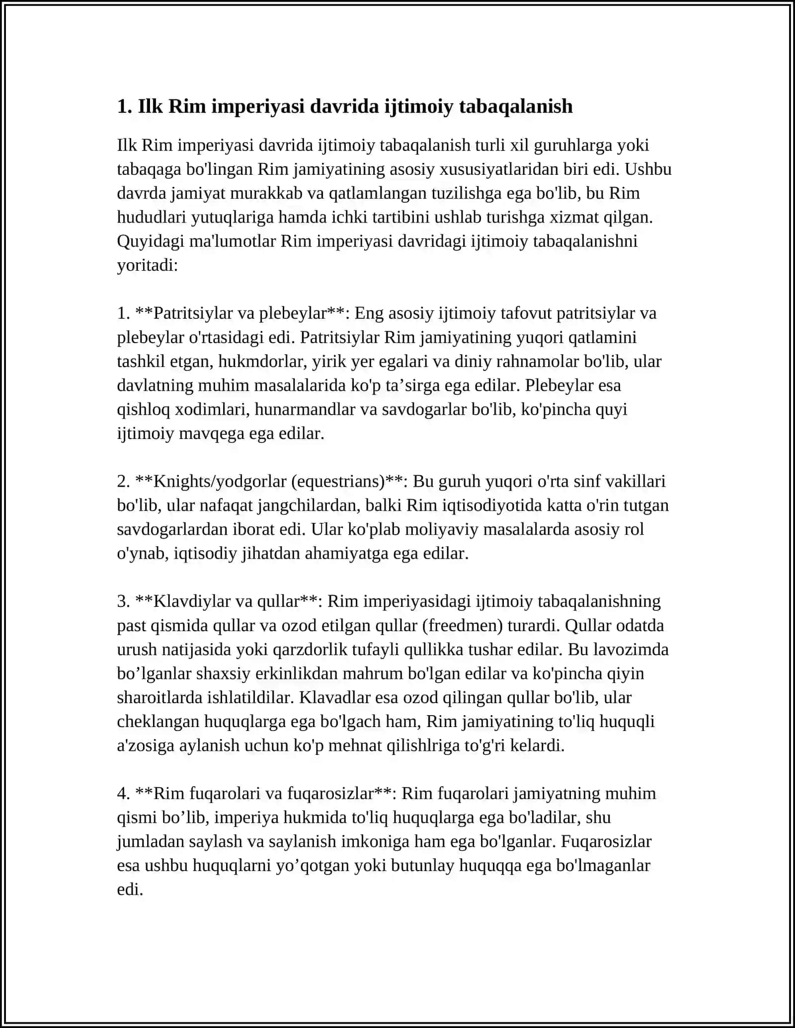 ILK RIM IMPERIYASI DAVRIDA IJTIMOIY-IQTISODIY MUNOSABATLAR 3