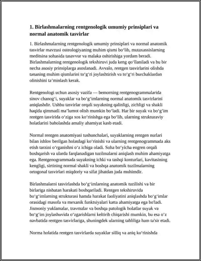 BIRLASHMALARNING RENTGENANATOMIYASI 3