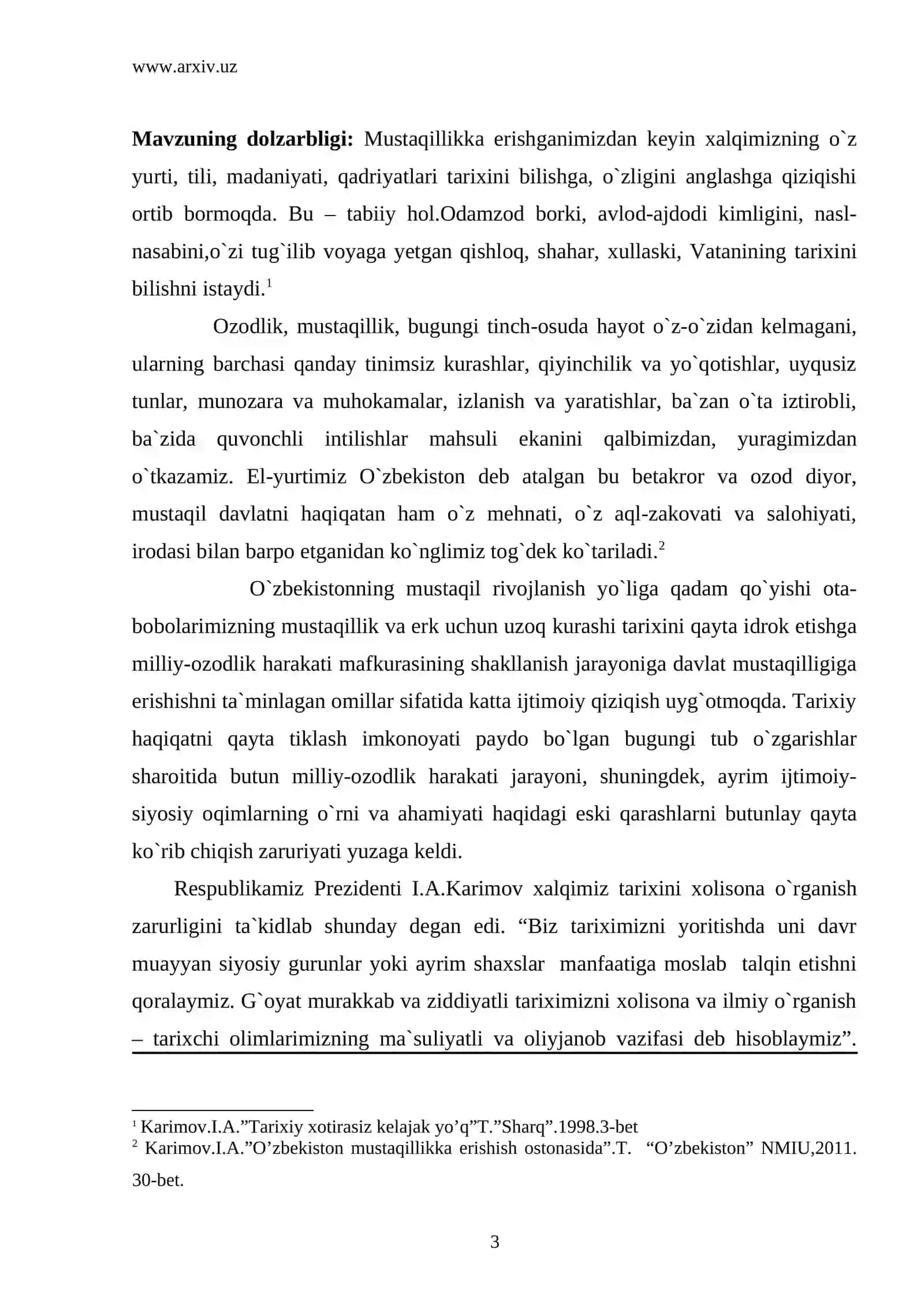 Milliy davlatchilik tarixida Turkiston muxtoriyatining o`rni 3