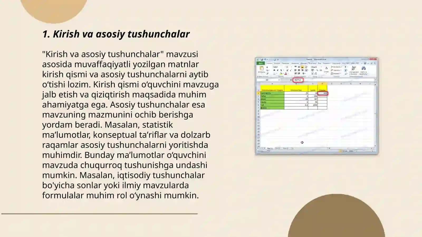 Ms Excel imkonyatlari 3