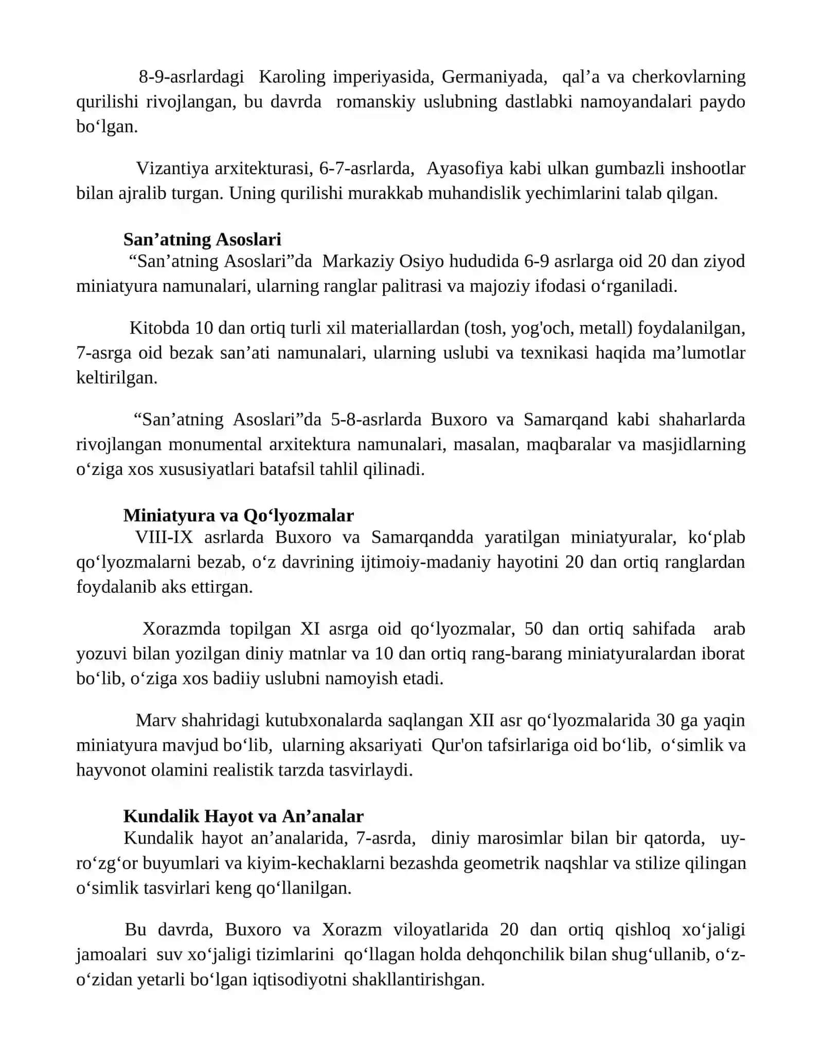 Erta Oʻrta Osiyo Madaniyati 3