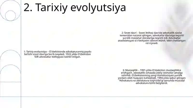 O'Zbekiston Respublikasida Advokatura Tizimi 3