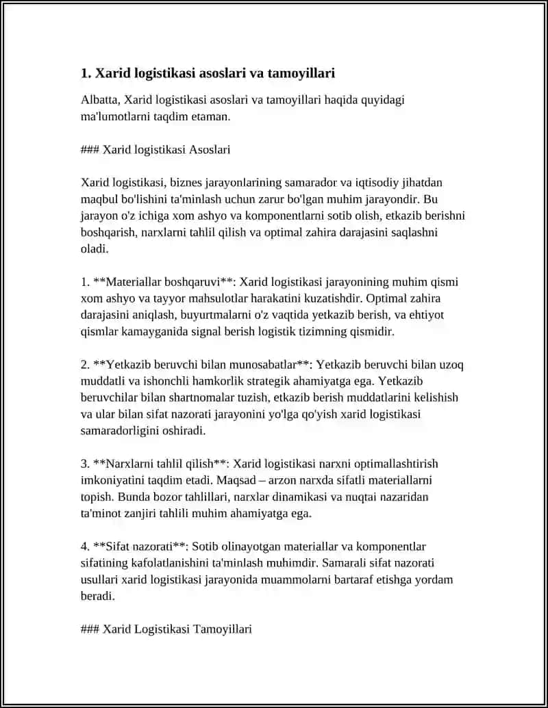 Xarid logistikasi 3