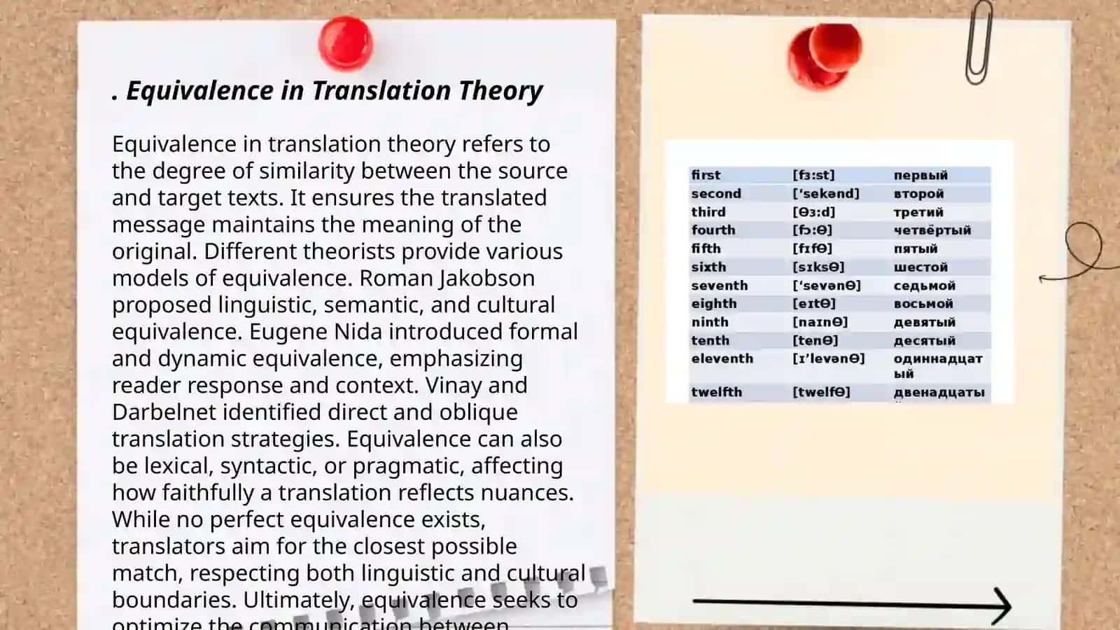 Equivalence in Translation Theory 3