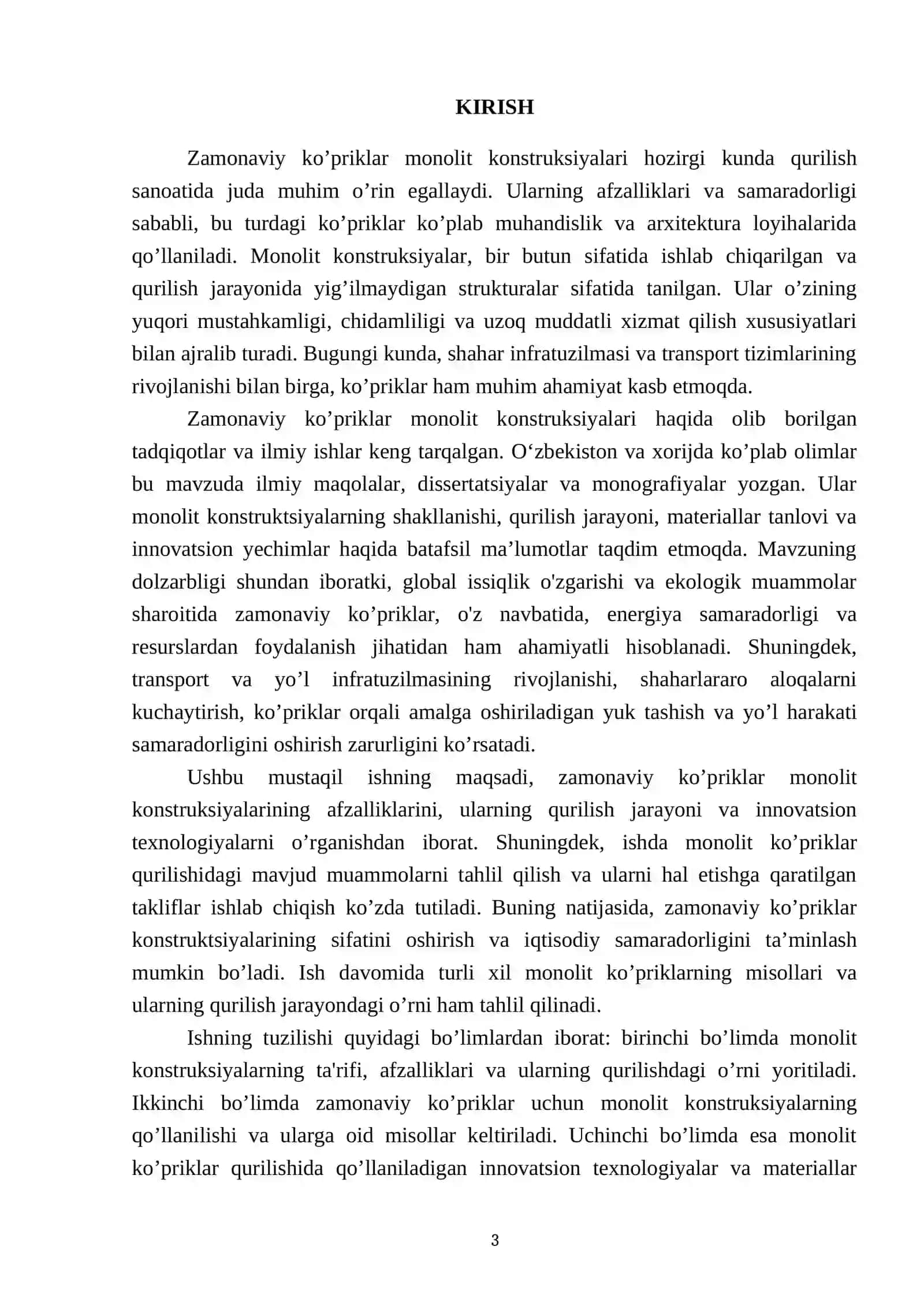 Zamonaviy ko’priklar monolit konstruksiyalari 3