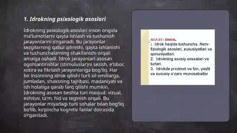 Idrokning psixologik asoslari 3