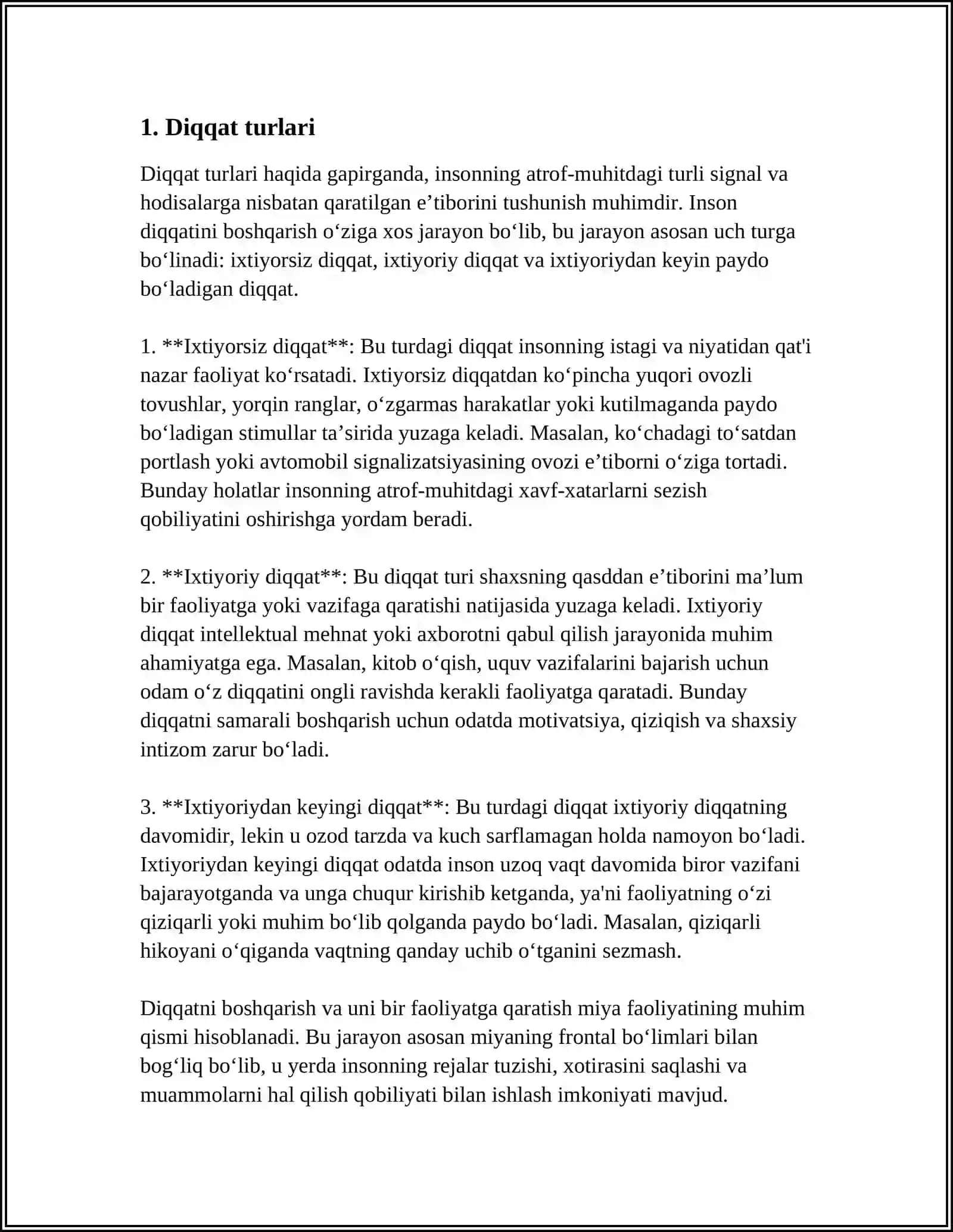 DIQQAT JARAYONLARI 3