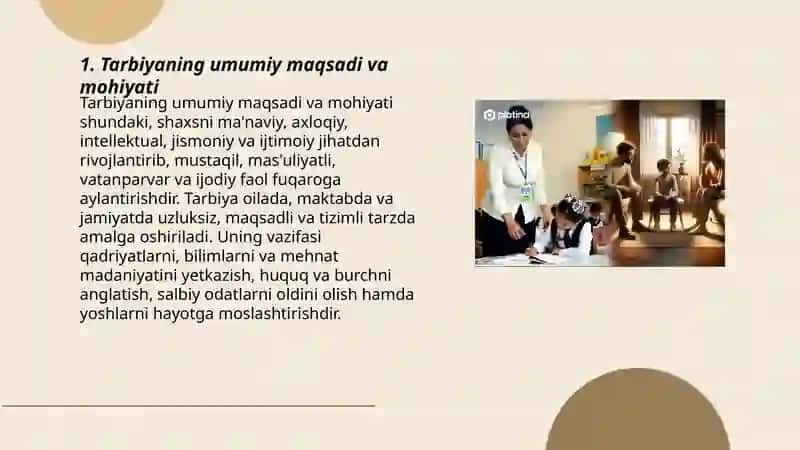 Tarbiyaning maqsad va vazifalari 3