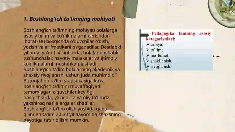 Boshlangʻich t'alim pedagogikasi umumiy asoslari 3